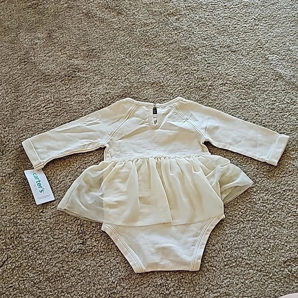 Baby Girls Birthday Babe Long Sleeve Tutu Dress 12M